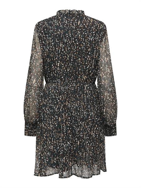 ONLSABBIE LIFE L/S STRING DRESS WVN CS black
