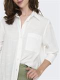 ONLSALINA L/S SHIRT WVN NOOS cloud dancer