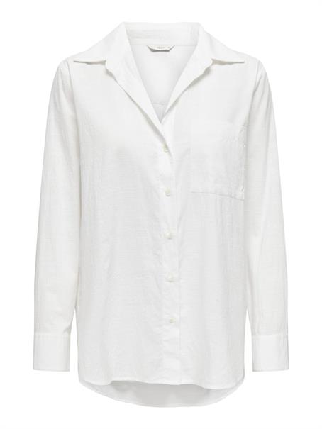 ONLSALINA L/S SHIRT WVN NOOS cloud dancer