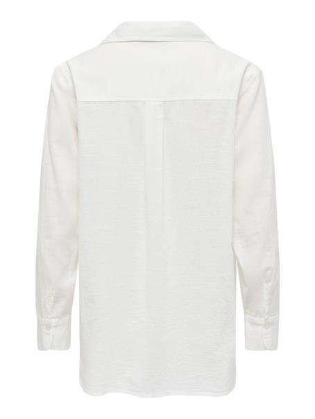 ONLSALINA L/S SHIRT WVN NOOS cloud dancer