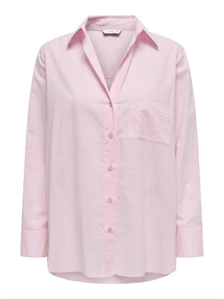 ONLSALINA L/S SHIRT WVN NOOS pink lady