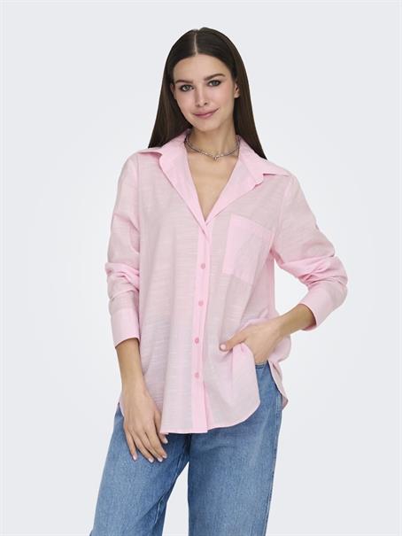 ONLSALINA L/S SHIRT WVN NOOS pink lady