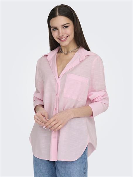 ONLSALINA L/S SHIRT WVN NOOS pink lady