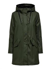 ONLSALLY RAINCOAT OTW NOOS dunkelgrün1