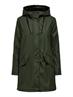 ONLSALLY RAINCOAT OTW NOOS dunkelgrün1