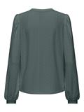 ONLSANDRA L/S SPLIT TOP CS JRS balsam green