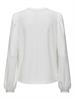 ONLSANDRA L/S SPLIT TOP CS JRS cloud dancer