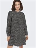 ONLSANDY LIFE L/S DRESS PTM black 2