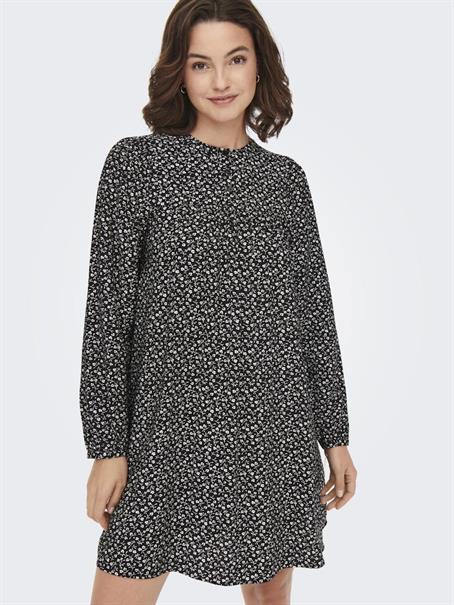 ONLSANDY LIFE L/S DRESS PTM black 2