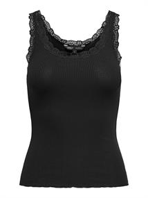 ONLSARA SHARAI LACE TANK TOP JRS NOOS black