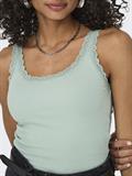 ONLSARA SHARAI LACE TANK TOP JRS NOOS jadeite