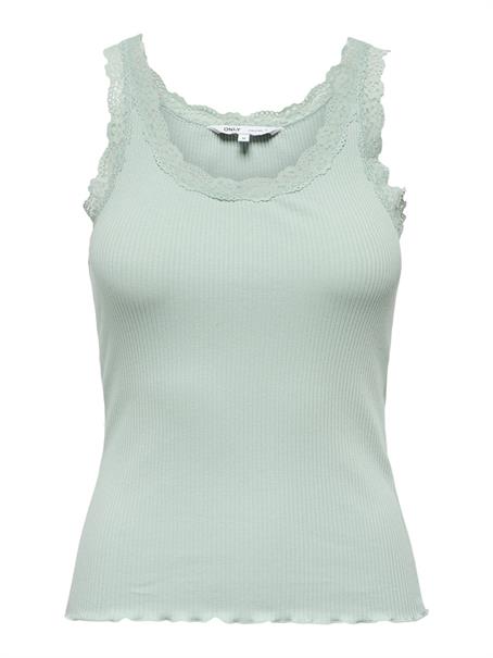 ONLSARA SHARAI LACE TANK TOP JRS NOOS jadeite