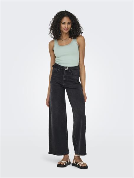 ONLSARA SHARAI LACE TANK TOP JRS NOOS jadeite