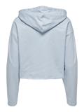 ONLSARAH UNB EMB HOOD SWEATSHIRT CS NN cashmere blue