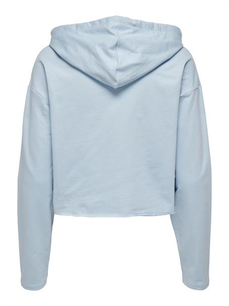 ONLSARAH UNB EMB HOOD SWEATSHIRT CS NN cashmere blue