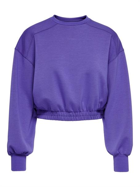 ONLSCARLETT L/S CROPPED O-NECK SWT deep blue