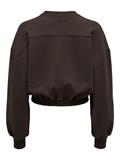 ONLSCARLETT L/S CROPPED O-NECK SWT hot fudge