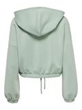 ONLSCARLETT L/S ZIP HOOD SWT NOOS lily pad