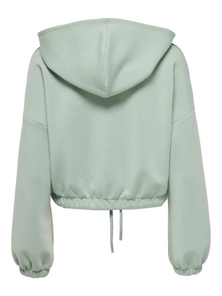 ONLSCARLETT L/S ZIP HOOD SWT NOOS lily pad