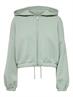 ONLSCARLETT L/S ZIP HOOD SWT NOOS lily pad