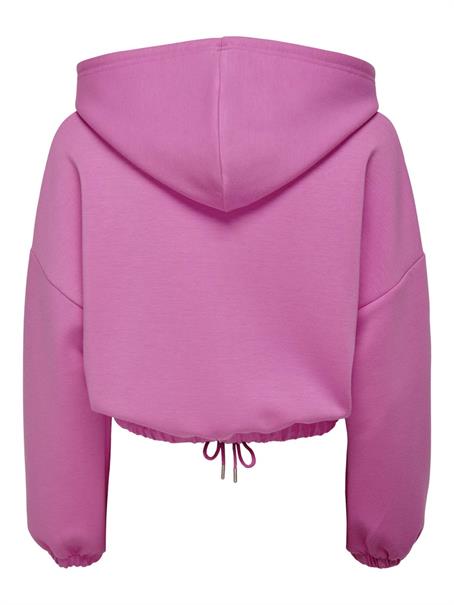 ONLSCARLETT L/S ZIP HOOD SWT NOOS super pink