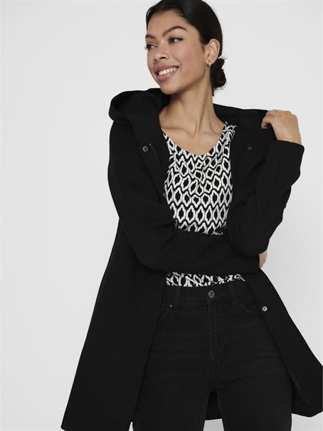 ONLSEDONA LIGHT COAT OTW NOOS black