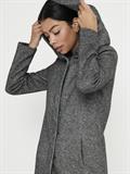ONLSEDONA LIGHT COAT OTW NOOS dark grey melange