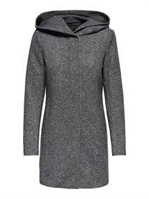 ONLSEDONA LIGHT COAT OTW NOOS dark grey melange