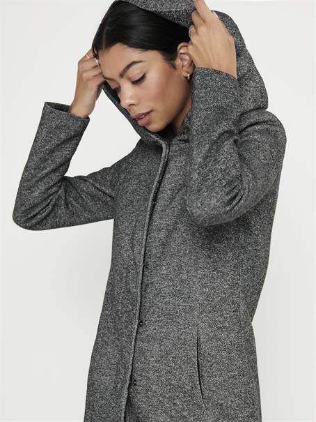 ONLSEDONA LIGHT COAT OTW NOOS dark grey melange