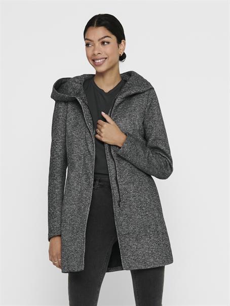ONLSEDONA LIGHT COAT OTW NOOS dark grey melange