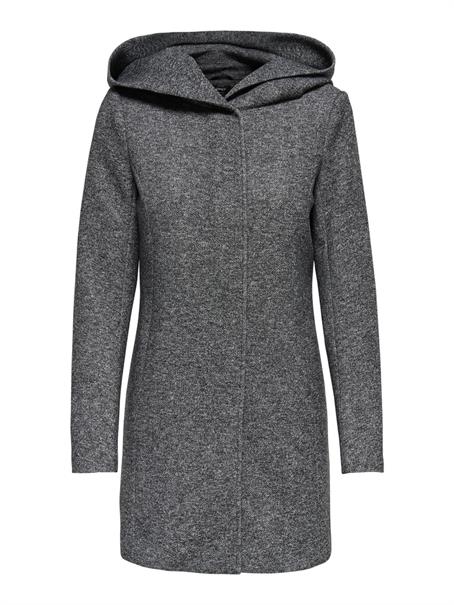 ONLSEDONA LIGHT COAT OTW NOOS dark grey melange