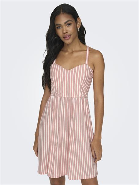 ONLSHARON S/L DRESS JRS canyon rose