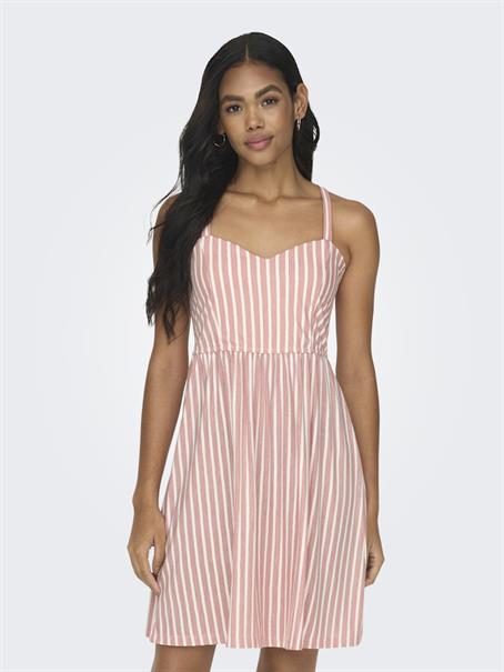 ONLSHARON S/L DRESS JRS canyon rose