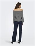 ONLSHINE LS OFF SHOULDER CC KNT medium grey melange