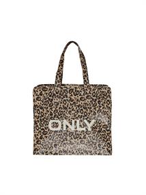 ONLSHOPPING BAG AOP golden brown