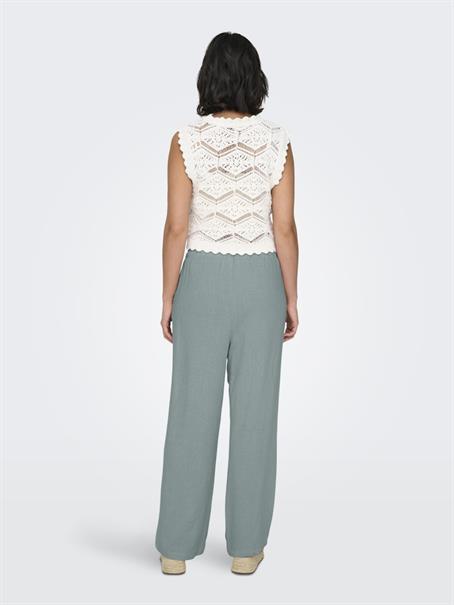 ONLSIESTA MW PULL-UP LINEN BL PNT NOOS abyss