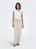 ONLSIESTA MW PULL-UP LINEN BL PNT NOOS moonbeam