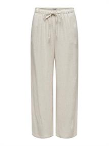 ONLSIESTA MW PULL-UP LINEN BL PNT NOOS moonbeam