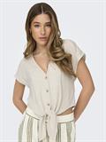 ONLSIESTA SS KNOT LIN BL SHIRT PNT NOOS moonbeam
