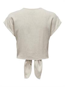 ONLSIESTA SS KNOT LIN BL SHIRT PNT NOOS moonbeam