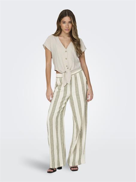 ONLSIESTA SS KNOT LIN BL SHIRT PNT NOOS moonbeam