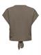 ONLSIESTA SS KNOT LIN BL SHIRT PNT NOOS walnut