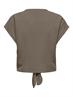 ONLSIESTA SS KNOT LIN BL SHIRT PNT NOOS walnut