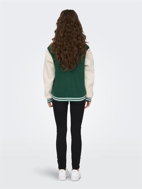 ONLSILJA LIFE BOMBER JACKET CC OTW green jacket