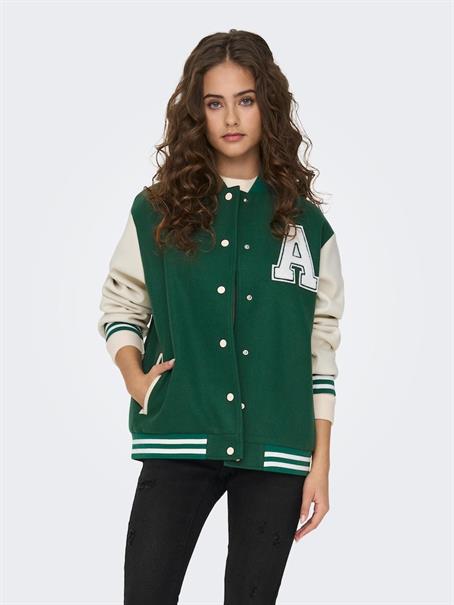 ONLSILJA LIFE BOMBER JACKET CC OTW green jacket