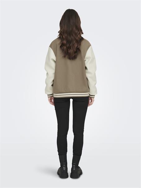 ONLSILJA LIFE BOMBER JACKET CC OTW simply taupe