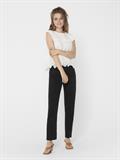 ONLSILLA LIFE S/L FRILL TOP WVN NOOS cloud dancer