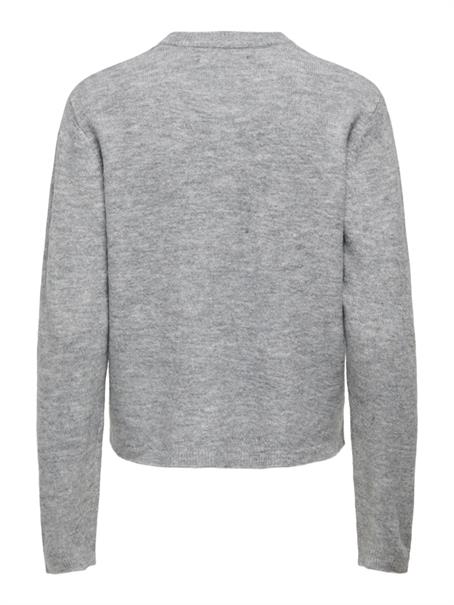 ONLSIMONI L/S O-NECK CARDIGAN KNT NOOS medium grey melange