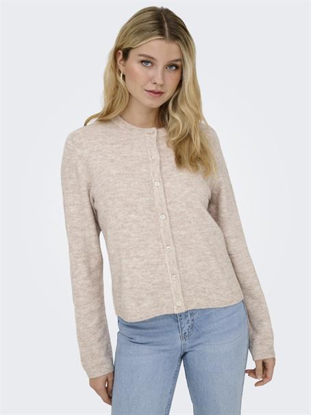 ONLSIMONI L/S O-NECK CARDIGAN KNT NOOS pumice stone