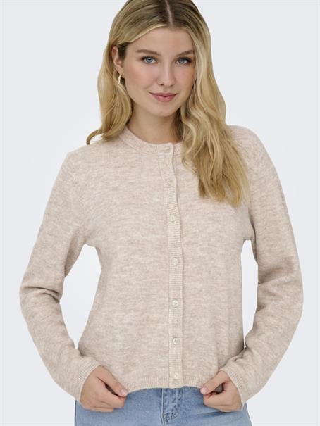 ONLSIMONI L/S O-NECK CARDIGAN KNT NOOS pumice stone